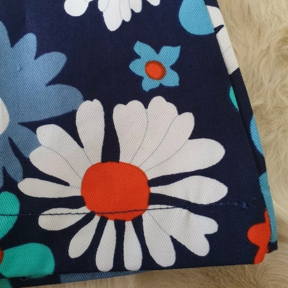 VTG 1960s DEADSTOCK Floral Flower Power Cotton Flares Pants Approx. 5-6 Years - Picture 12 of 12